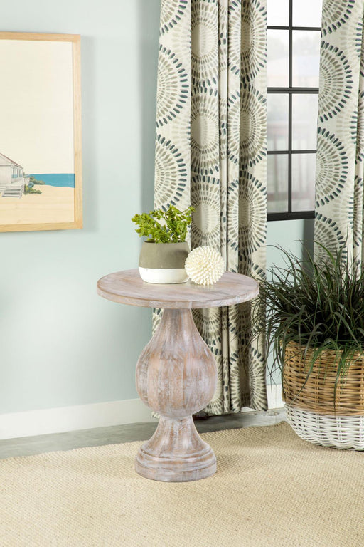 Dianella Round Pedestal Accent Table - 915107 - Vega Furniture