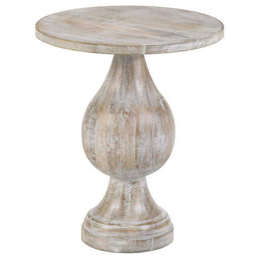 Dianella Round Pedestal Accent Table - 915107 - Vega Furniture