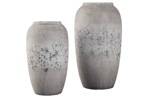 Dimitra Brown/Cream Vase, Set of 2 - A2000110 - Vega Furniture