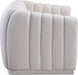 Dixie Cream Velvet Loveseat - 674Cream-L - Vega Furniture