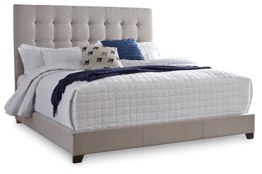 Dolante Beige King Upholstered Bed - B130-582 - Vega Furniture