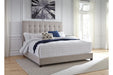 Dolante Beige King Upholstered Bed - B130-582 - Vega Furniture