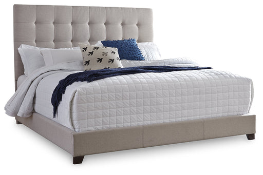 Dolante Beige Queen Upholstered Bed - B130-581 - Vega Furniture