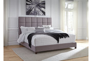 Dolante Gray King Upholstered Bed - B130-382 - Vega Furniture