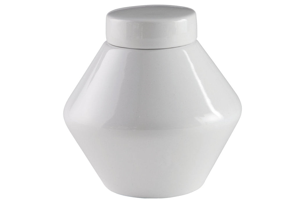 Domina White Jar, Set of 2 - A2000484 - Vega Furniture