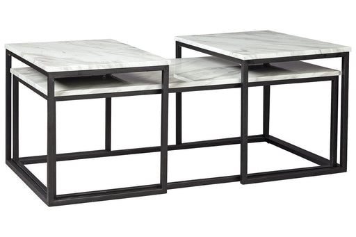 Donnesta Gray/Black Table, Set of 3 - T182-13 - Vega Furniture