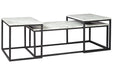 Donnesta Gray/Black Table, Set of 3 - T182-13 - Vega Furniture