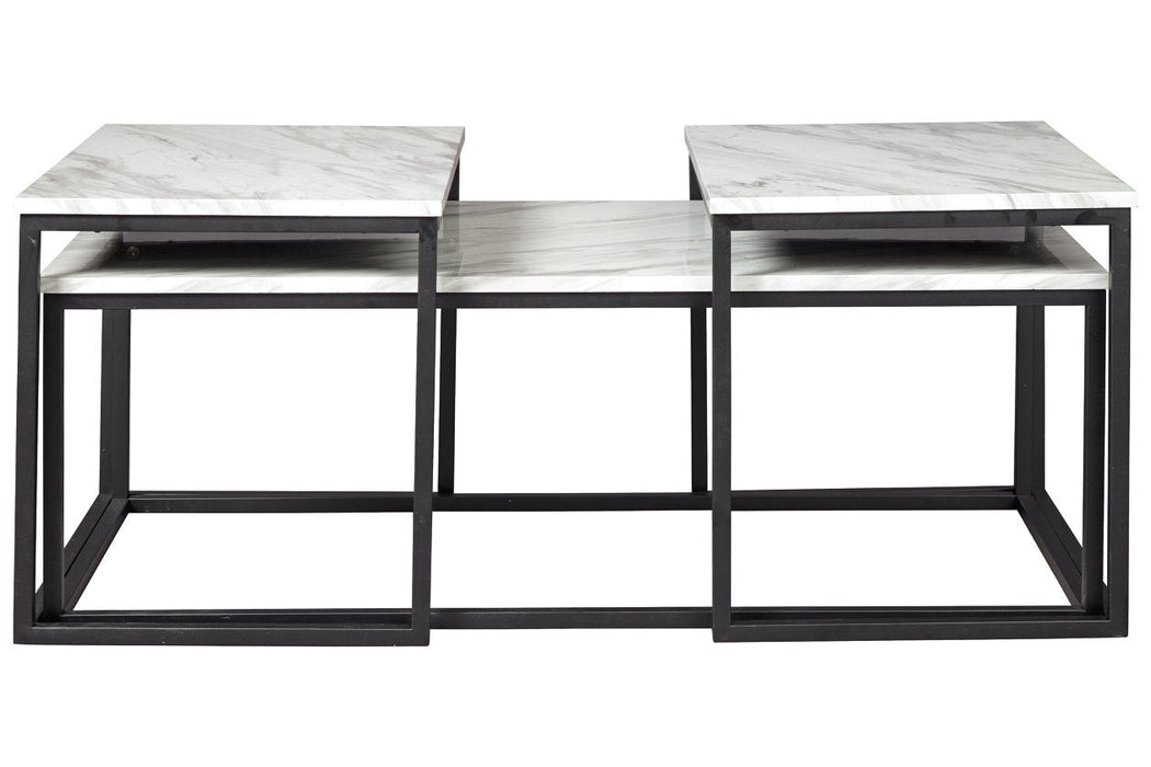 Donnesta Gray/Black Table, Set of 3 - T182-13 - Vega Furniture