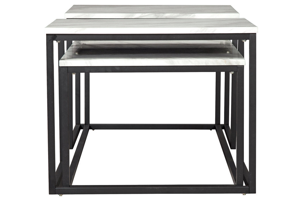 Donnesta Gray/Black Table, Set of 3 - T182-13 - Vega Furniture