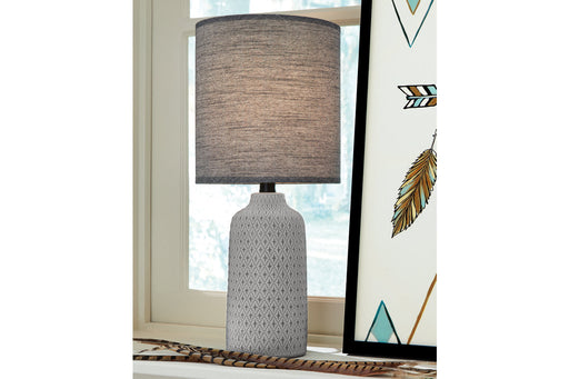 Donnford Charcoal Table Lamp - L180134 - Vega Furniture