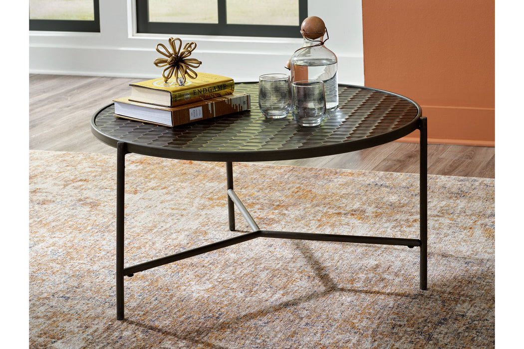 Doraley Brown/Gray Coffee Table - T793-8 - Vega Furniture