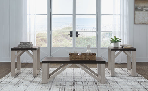 Dorrinson Antique White Table (Set of 3) - T236-13 - Vega Furniture