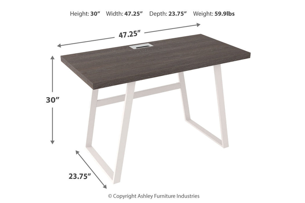 Dorrinson Two-tone 47" Home Office Desk - H287-10 - Vega Furniture