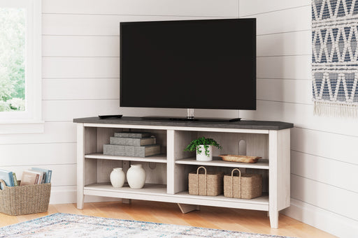 Dorrinson Two-tone Corner TV Stand - W287-56 - Vega Furniture