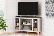 Dorrinson Two-tone Corner TV Stand - W287-67 - Vega Furniture