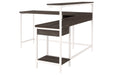 Dorrinson Two-tone Home Office L-Desk with Storage - H287-24 - Vega Furniture