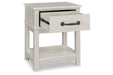 Dorrinson White Nightstand - B067-91 - Vega Furniture