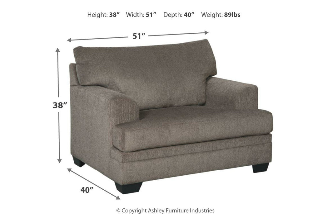 Dorsten Slate Oversized Chair - 7720423 - Vega Furniture