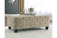 Dovemont Putty Oversized Accent Ottoman - 4040108 - Vega Furniture