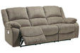 Draycoll Pewter Power Reclining Sofa - 7650587 - Vega Furniture