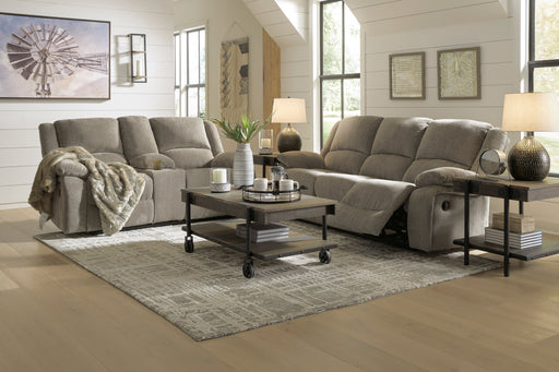 Draycoll Pewter Reclining Living Room Set - SET | 7650588 | 7650594 - Vega Furniture