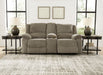 Draycoll Pewter Reclining Living Room Set - SET | 7650588 | 7650594 - Vega Furniture