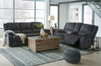 Draycoll Slate Power Reclining Living Room Set - SET | 7650487 | 7650496 - Vega Furniture