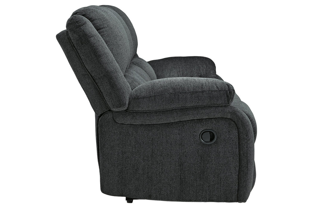 Draycoll Slate Reclining Sofa - 7650488 - Vega Furniture