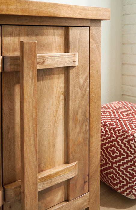 Dresor Natural Accent Cabinet - A4000578 - Vega Furniture