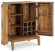 Dressonni Brown Bar Cabinet - D790-66