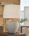 Dreward Distressed Gray Table Lamp - L235694 - Vega Furniture