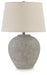 Dreward Distressed Gray Table Lamp - L235694 - Vega Furniture