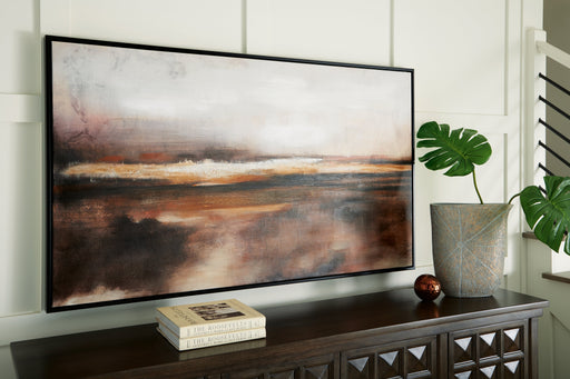 Drewland Black/Brown/Orange Wall Art - A8000375 - Vega Furniture