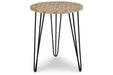 Drovelett White/Light Brown Accent Table - A4000527 - Vega Furniture