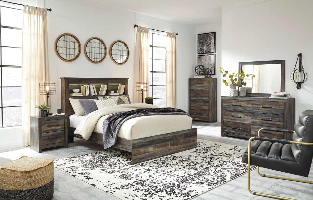 Drystan Multi Bookcase Bedroom Set - SET | B211-54 | B211-65 | B211-96 | B211-92 | B211-46 - Vega Furniture