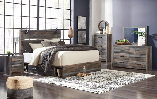 Drystan Multi Double Side Storage Platform Bedroom Set - SET | B211-54 | B211-57 | B211-60(2) | B211-31 | B211-36 | B100-13 - Vega Furniture