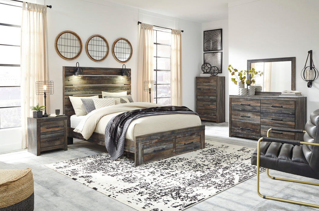 Drystan Multi Footboard Storage Bedroom Set - SET | B211-56S | B211-58 | B211-97 | B211-31 | B211-36 | B211-92 | B211-46 - Vega Furniture