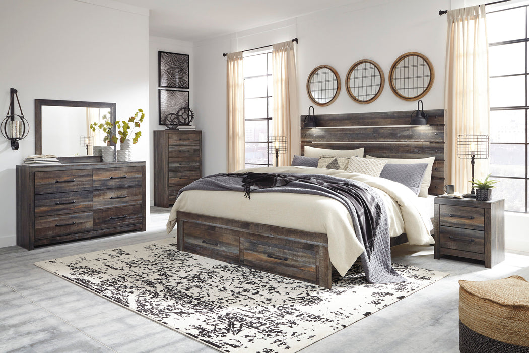 Drystan Multi Footboard Storage Bedroom Set - SET | B211-56S | B211-58 | B211-97 | B211-31 | B211-36 | B211-92 | B211-46 - Vega Furniture