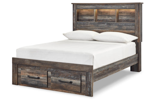 Drystan Multi Full Bookcase Bed with 2 Storage Drawers - SET | B211-84S | B211-85 | B211-86 - Vega Furniture