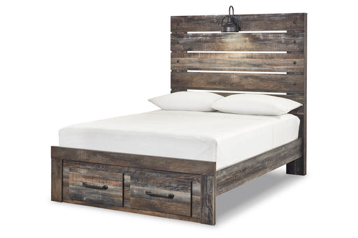 Drystan Multi Full Panel Bed with 2 Storage Drawers - SET | B211-84S | B211-86 | B211-87 - Vega Furniture