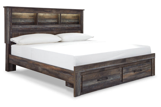 Drystan Multi King Bookcase Bed with 2 Storage Drawers - SET | B211-56S | B211-69 | B211-97 - Vega Furniture