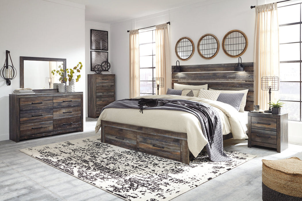 Drystan Multi King Panel Bed with Storage - SET | B211-58 | B211-97 | B211-56S - Vega Furniture