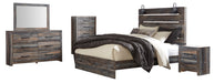 Drystan Multi Panel Bedroom Set - SET | B211-56 | B211-58 | B211-97 | B211-31 | B211-36 | B211-92 | B211-46 - Vega Furniture