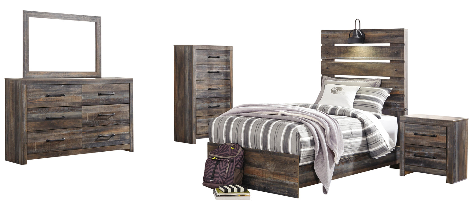 Drystan Multi Panel Youth Bedroom Set - SET | B211-52 | B211-53 | B211-83 | B211-31 | B211-36 | B211-92 | B211-46 - Vega Furniture