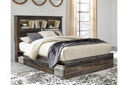 Drystan Multi Queen Bookcase Bed with 2 Storage Drawers - SET | B100-13 | B211-54 | B211-65 | B211-160 - Vega Furniture