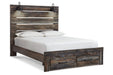 Drystan Multi Queen Panel Bed with 2 Storage Drawers - SET | B211-57 | B211-96 | B211-54S - Vega Furniture
