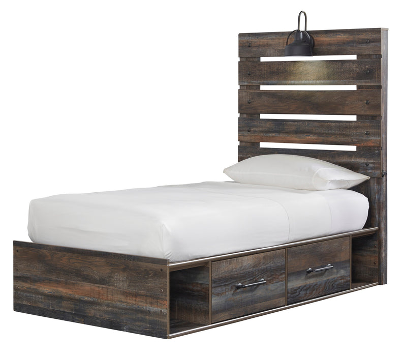 Drystan Multi Side Storage Platform Youth Bedroom Set - SET | B211-52 | B211-53 | B211-150 | B211-92 | B211-46 | B100-11 - Vega Furniture