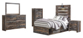 Drystan Multi Side Storage Platform Youth Bedroom Set - SET | B211-52 | B211-53 | B211-150 | B211-92 | B211-46 | B100-11 - Vega Furniture