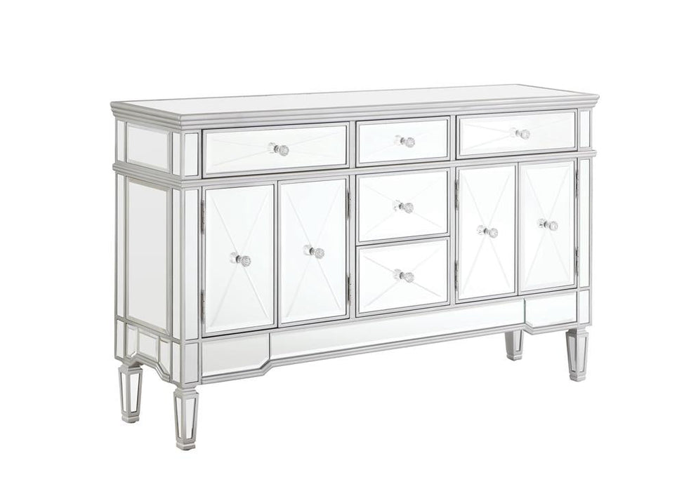 Duchess Silver 5-Drawer Accent Cabinet - 950849 - Vega Furniture