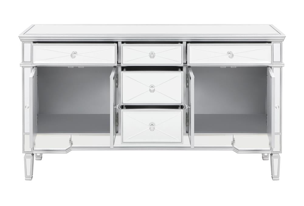 Duchess Silver 5-Drawer Accent Cabinet - 950849 - Vega Furniture